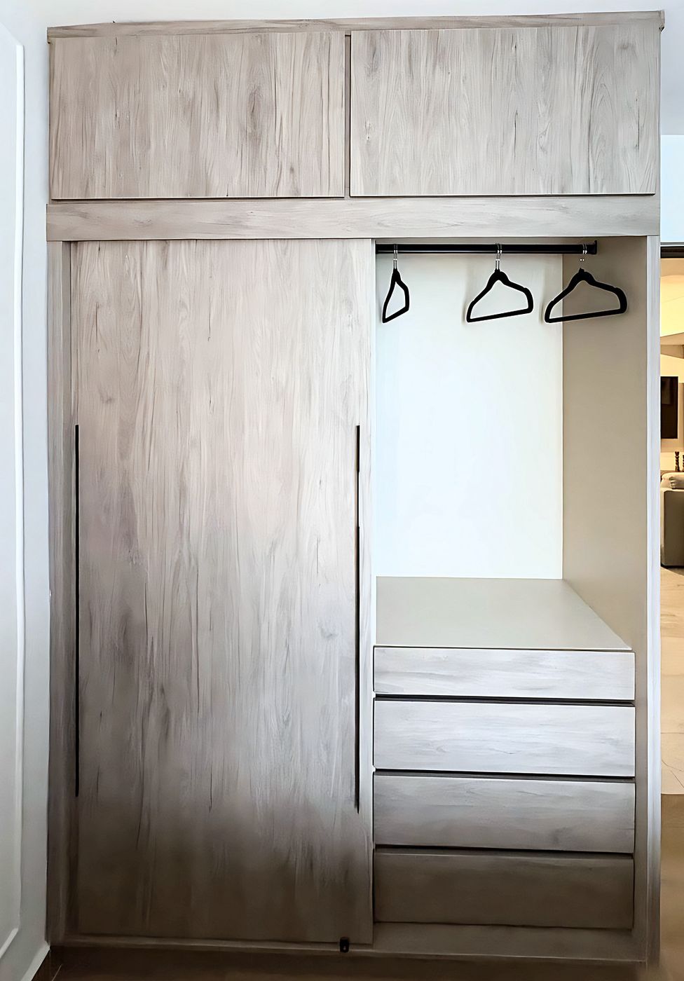Closet con cajonera